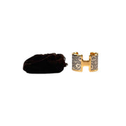 Hermes H lizard open bracelet